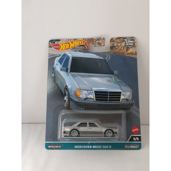 Hot Wheels 1:64 Canyon Warriors - Mercedes Benz 500E silver